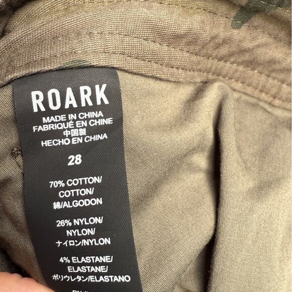 Roark Pants Mens 28 Camo Layover 2.0 Travel Stretch Nylon Canvas Gorpcore NEW - Picture 3 of 5